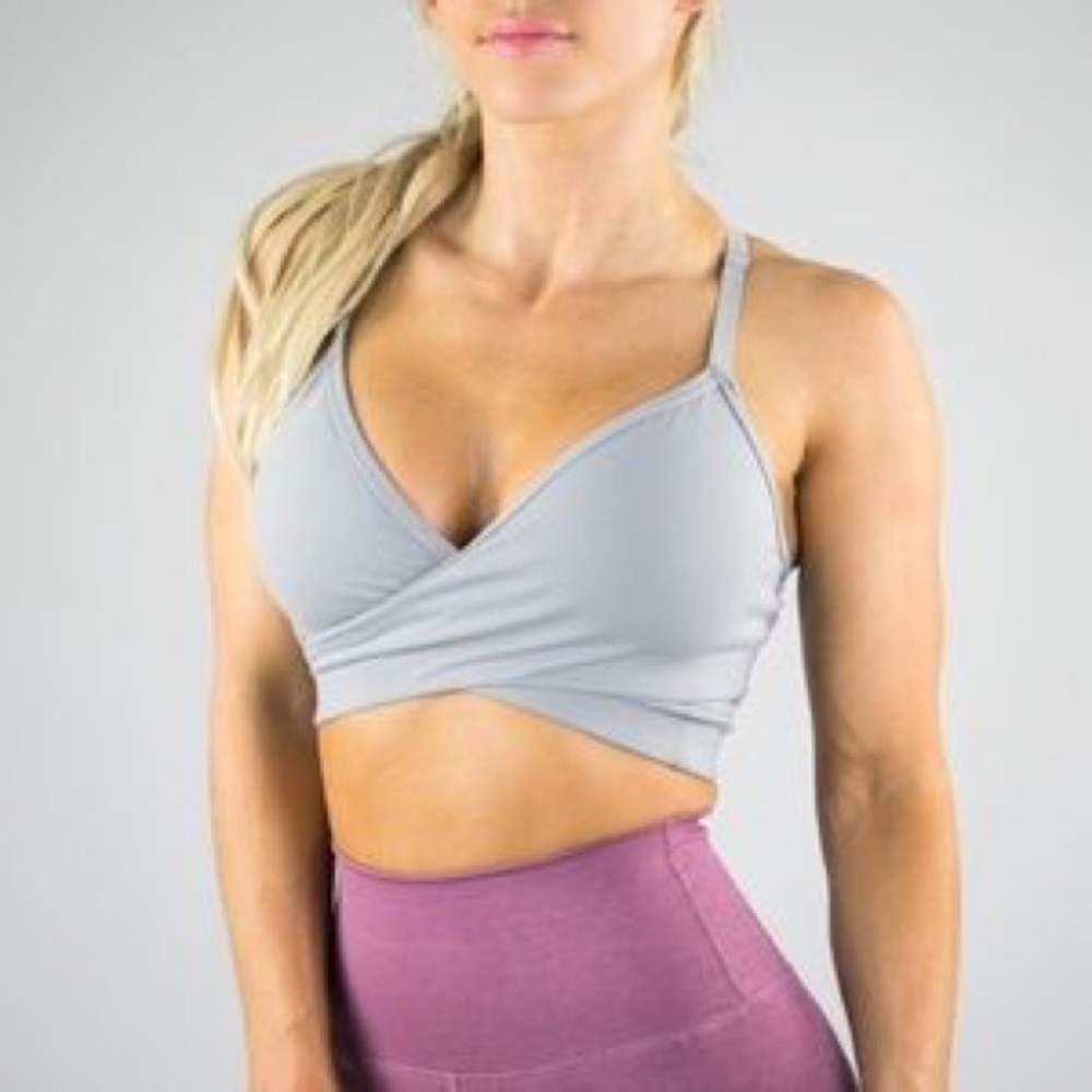 ALPHALETE WRAPAROUND BRA - XS